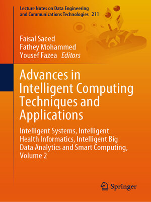 cover image of Advances in Intelligent Computing Techniques and Applications